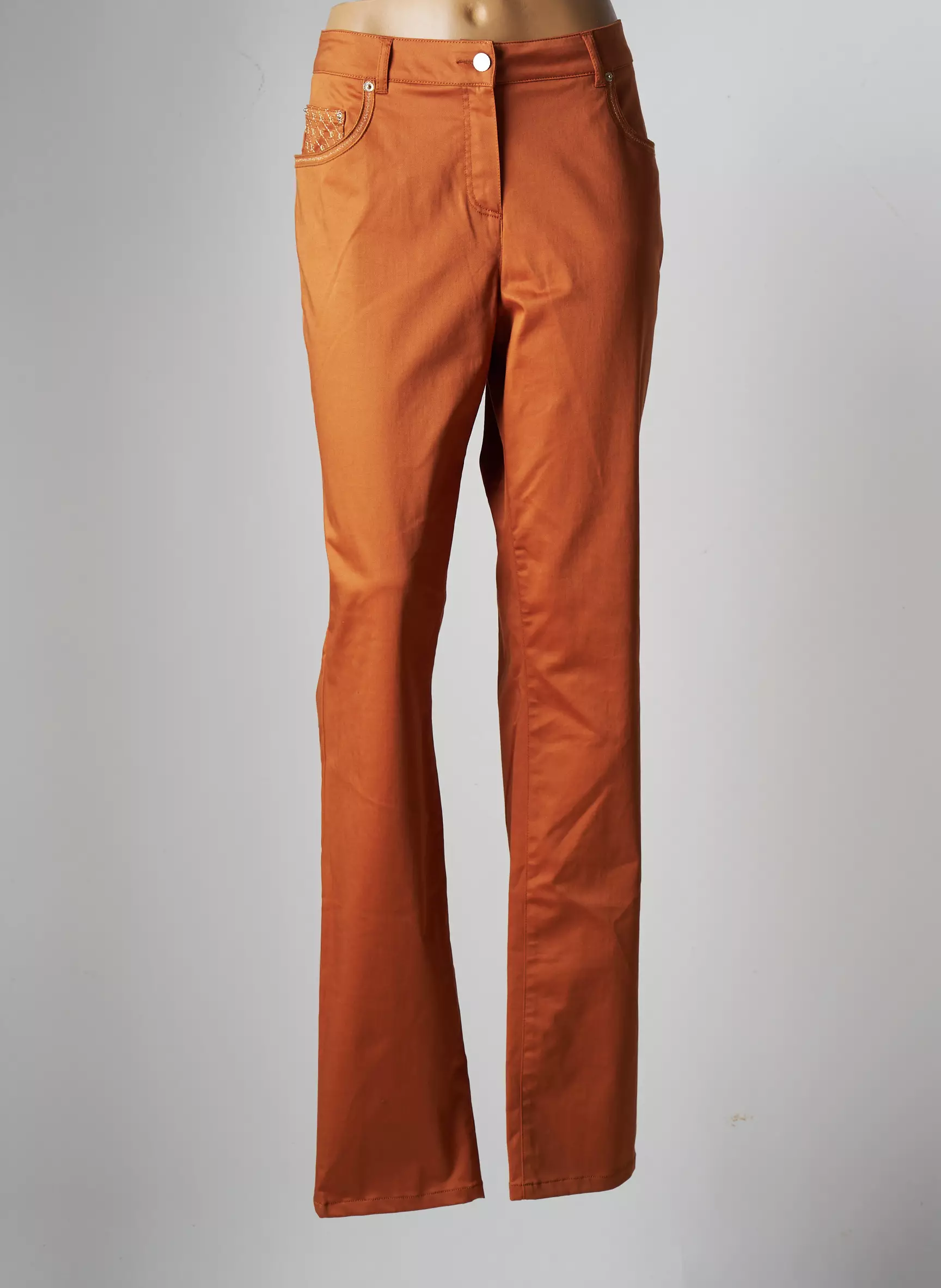 Gregory Pat Pantalons Slim Femme couleur orange