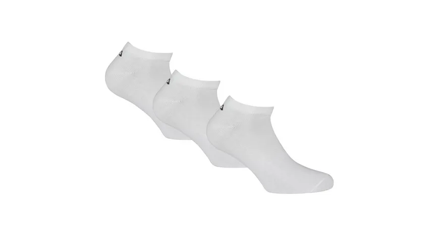 FILA Unisex Sneaker Socken 3er Pack WHITE
