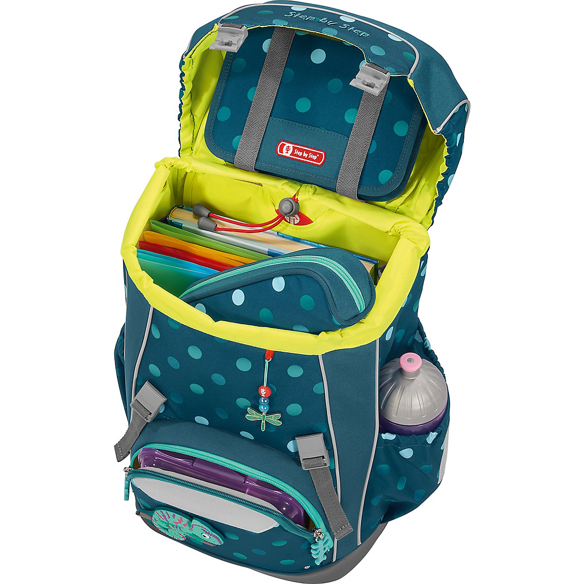 Schulrucksackset GIANT Chameleon Joshy, 5-tlg. (2023)