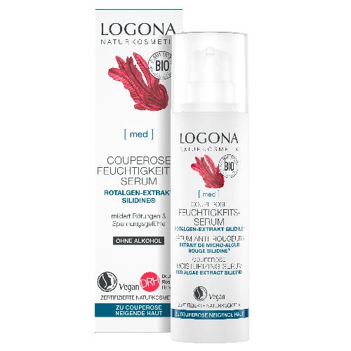 LOGONA Couperose Feuchtigkeits Serum Rotalgenextrakt 30 ml
