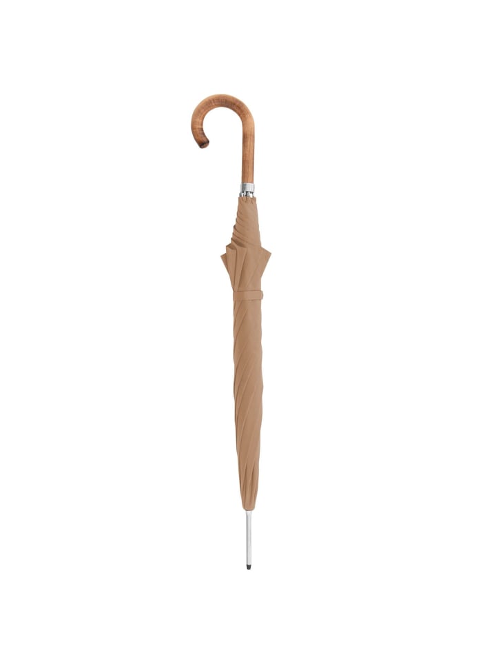 doppler Manufaktur Oxford Diplomat Stockschirm 91 cm in goldbraun günstig kaufen onesize