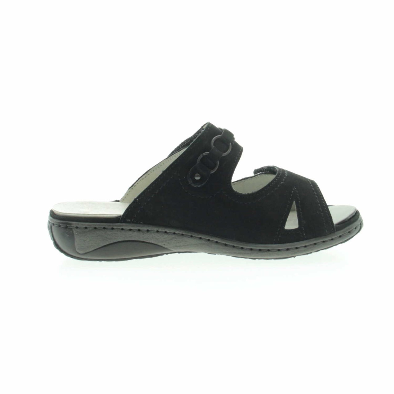 WALDLÄUFER Klassische Sandalen schwarz DENVER