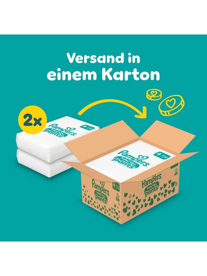 Pampers Pampers Baby-Dry Pants Größe 4, 180 Windeln, 9kg-15kg günstig kaufen 4