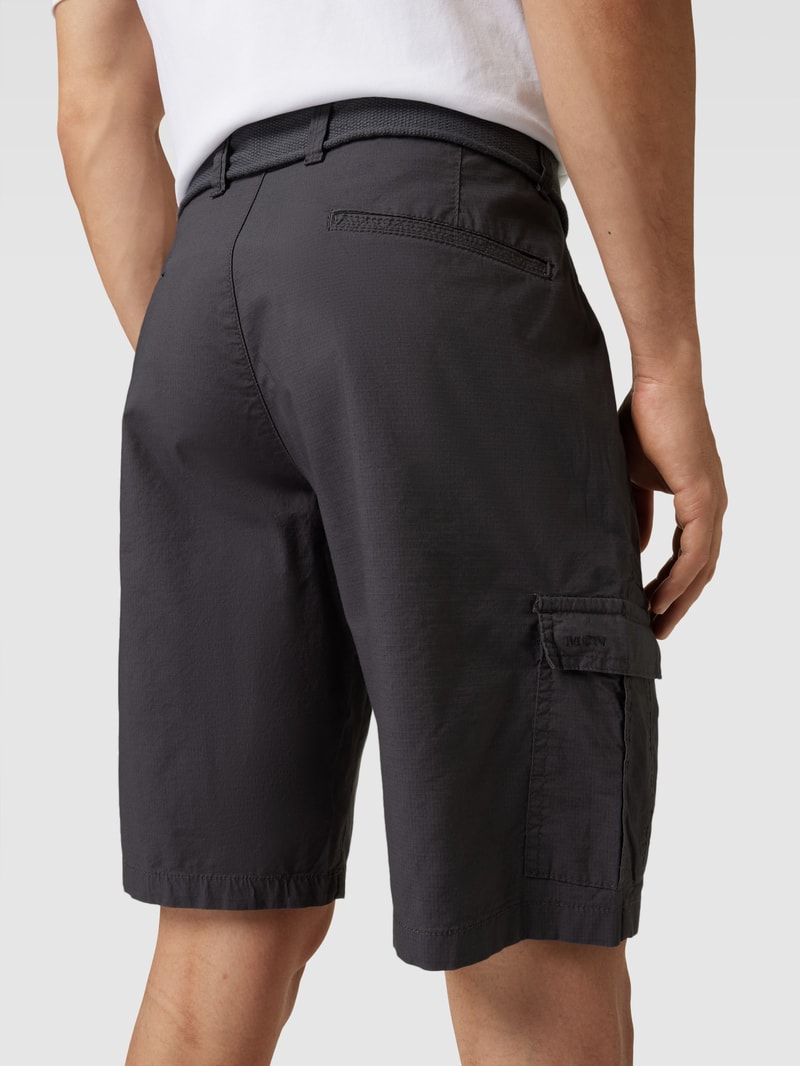 Cargoshorts inklusive Gürtel in dunkelgrau