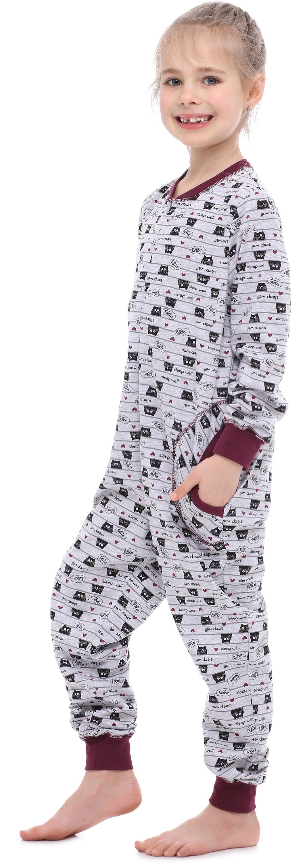 Merry Style Schlafanzug Mädchen Schlafanzug Jumpsuit MS10-186