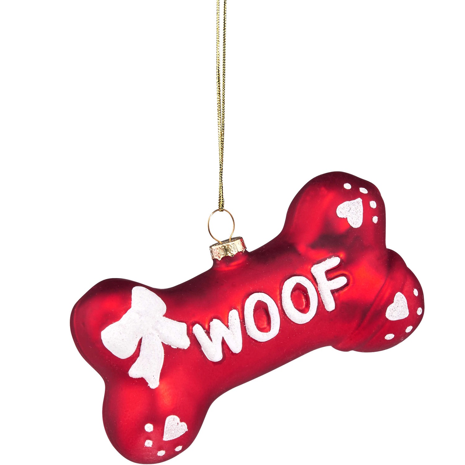 HANG ON Anhänger WOOF Knochen
