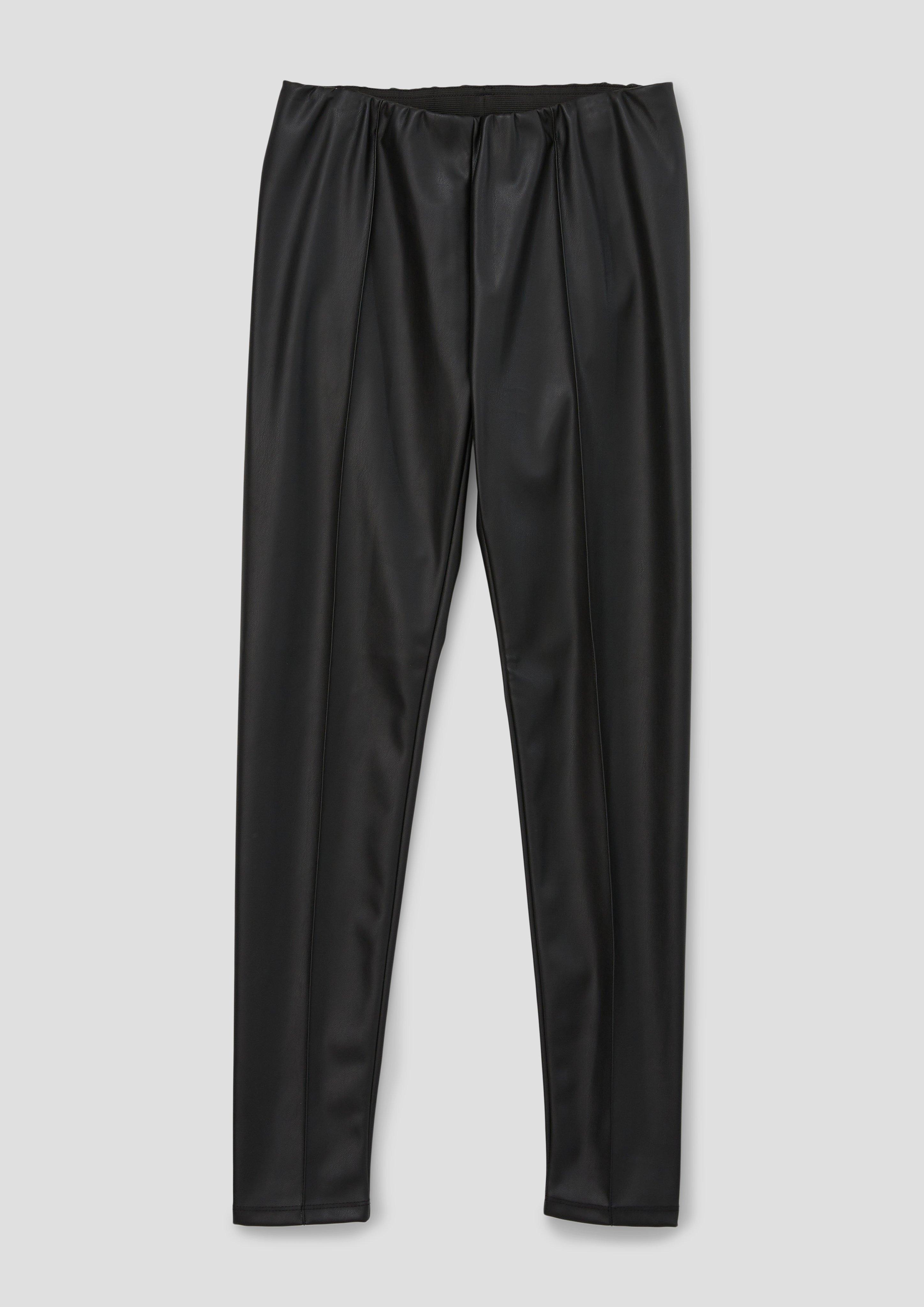 Slim: Leggings in Lederoptik  2138419-9999