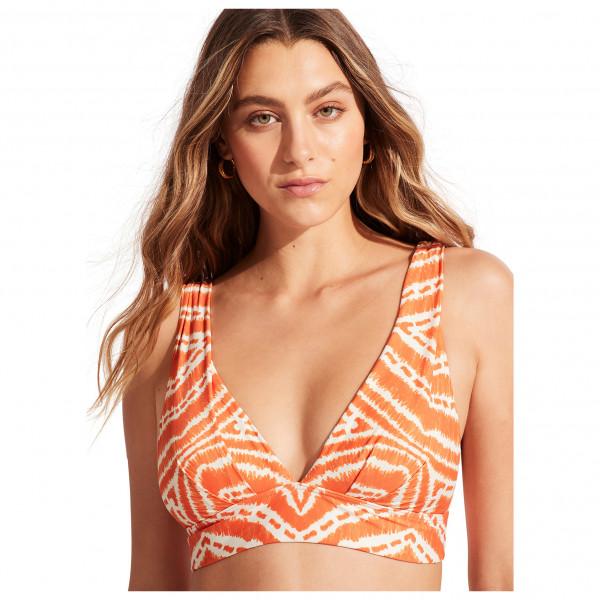 Seafolly - Women's Zanzibar V Neck Crop Top - Bikini-Top