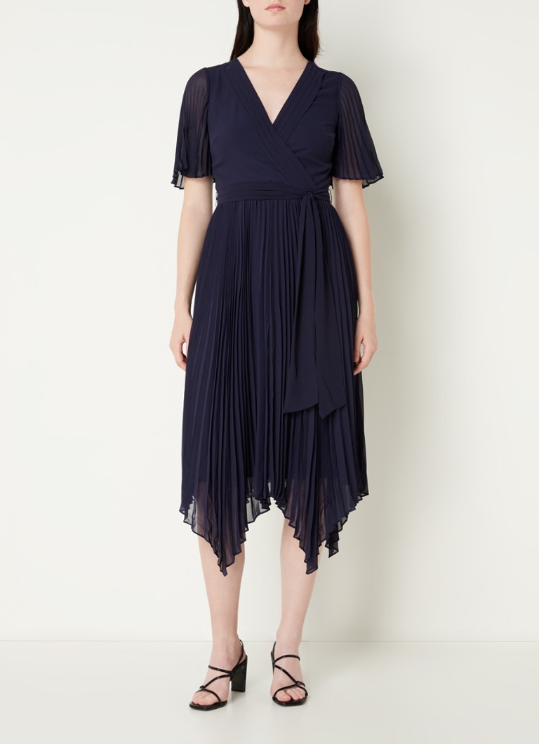 Vestido midi Kendall Phase Eight, azul marino, talla 08