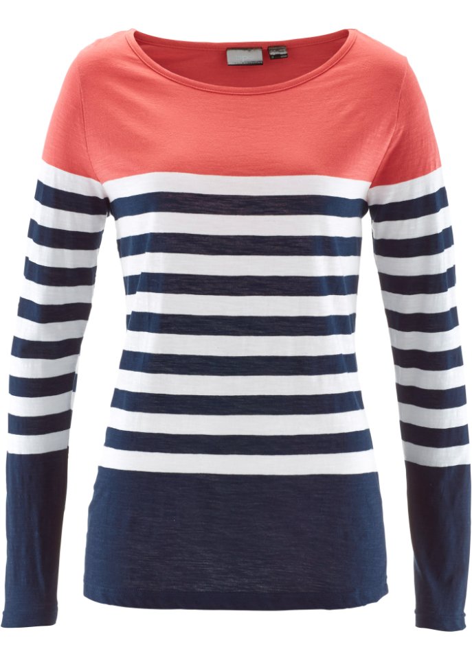 Langarmshirt aus Baumwolle