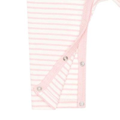 Strampler langarm GOTS, rosa