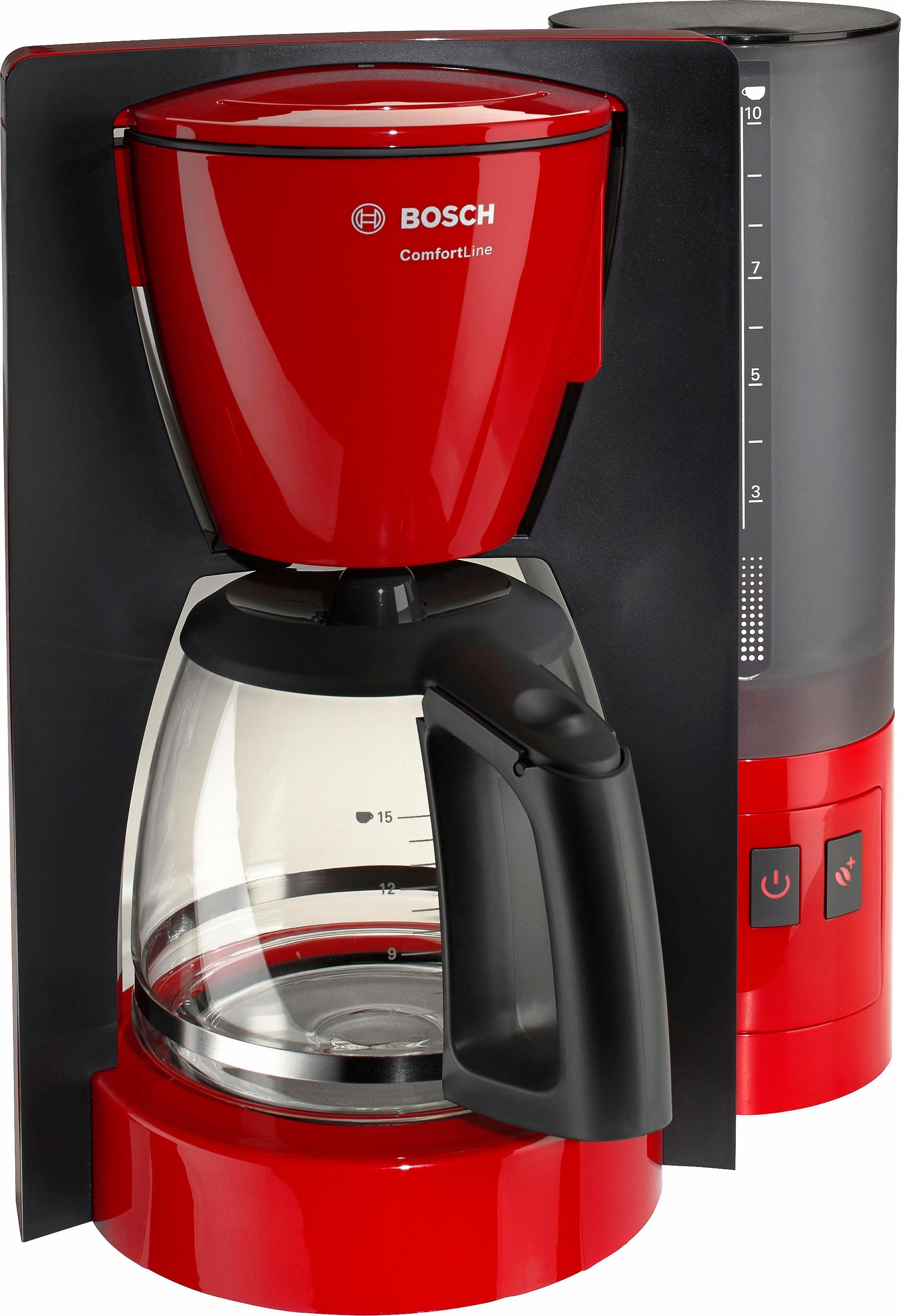 BOSCH Filterkaffeemaschine ComfortLine TKA6A044, 1,25l Kaffeekanne, Papierfilter 1x4