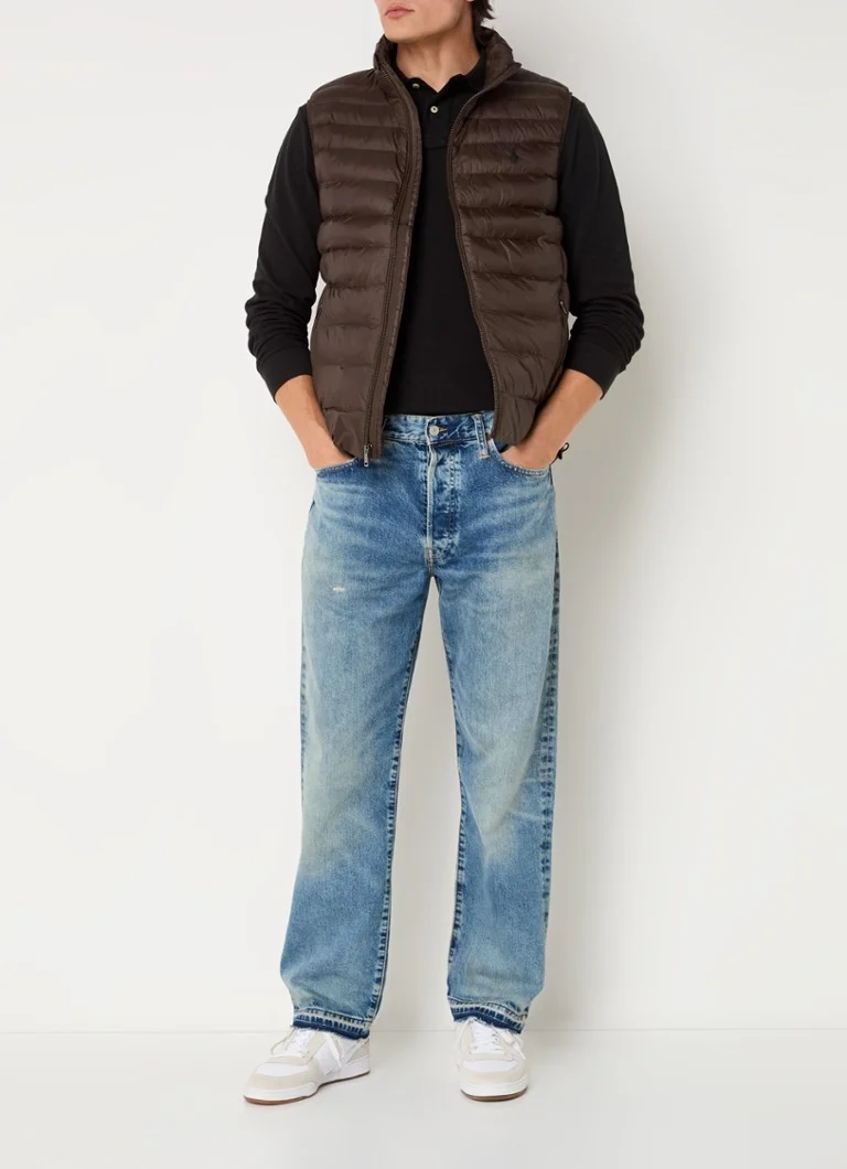 Vestă matlasată Ralph Lauren cu buzunare cu fermoar.