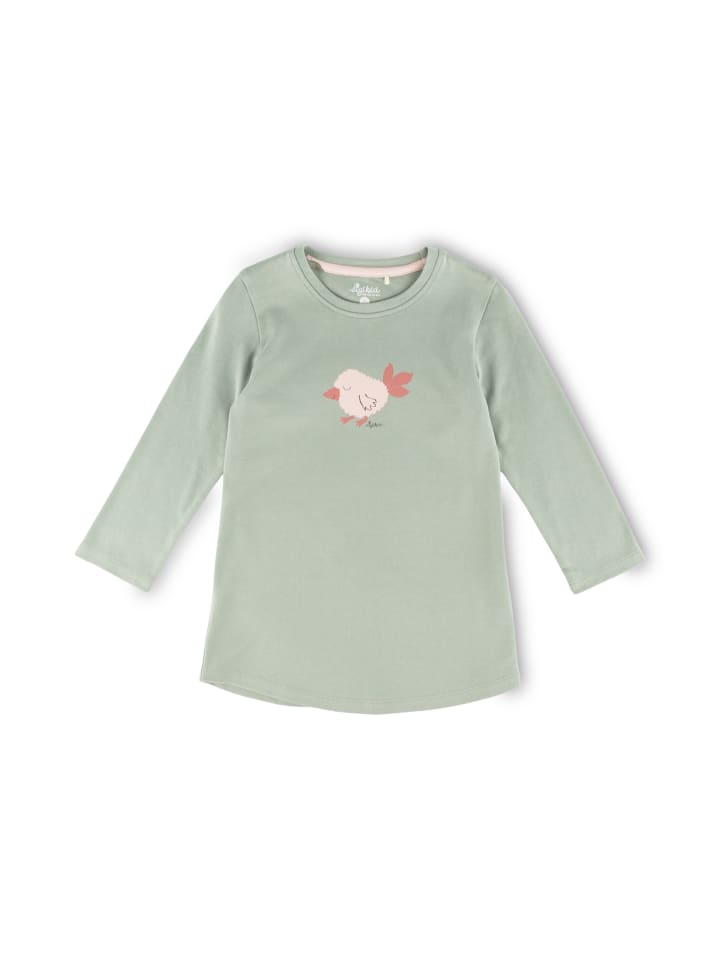 Sigikid Pyjama Kinder Schlafanzug in grün/weiß günstig kaufen