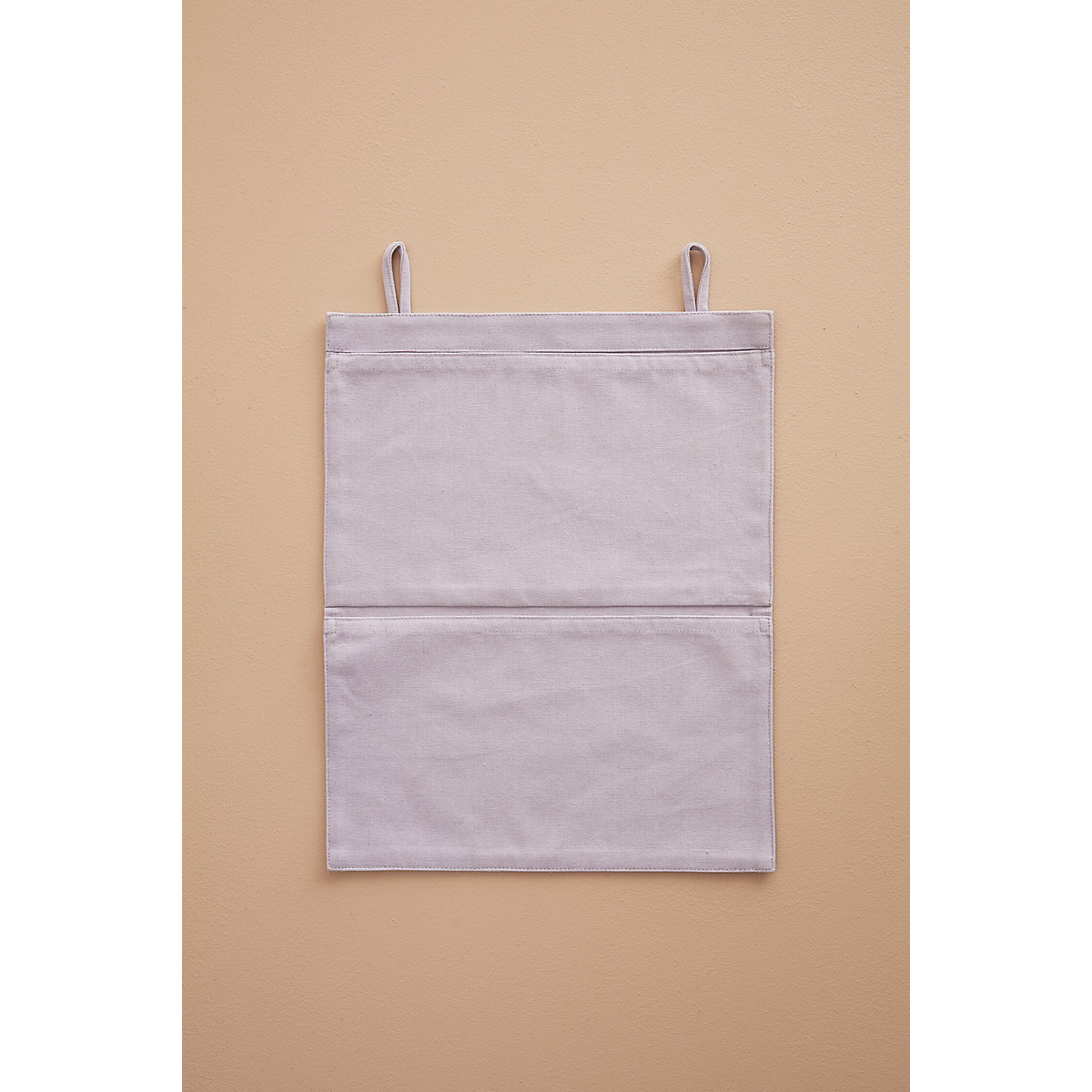 Wandtaschen aus Stoff, lila Wanddeko