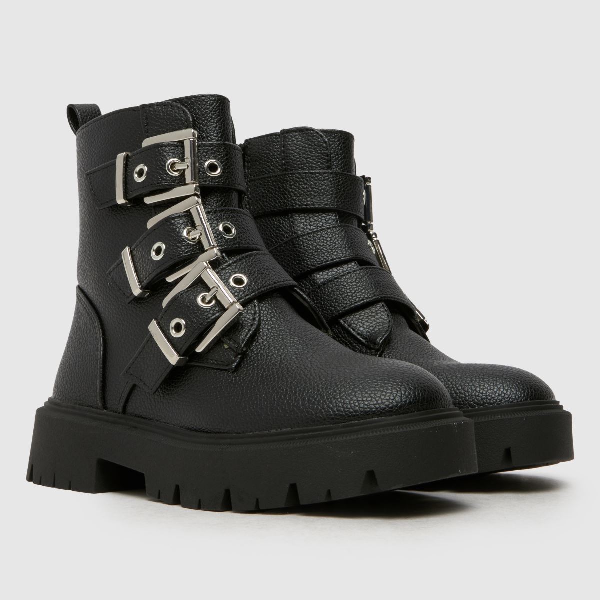 Schuh fekete Codi csatos lányka ifjúsági csizma