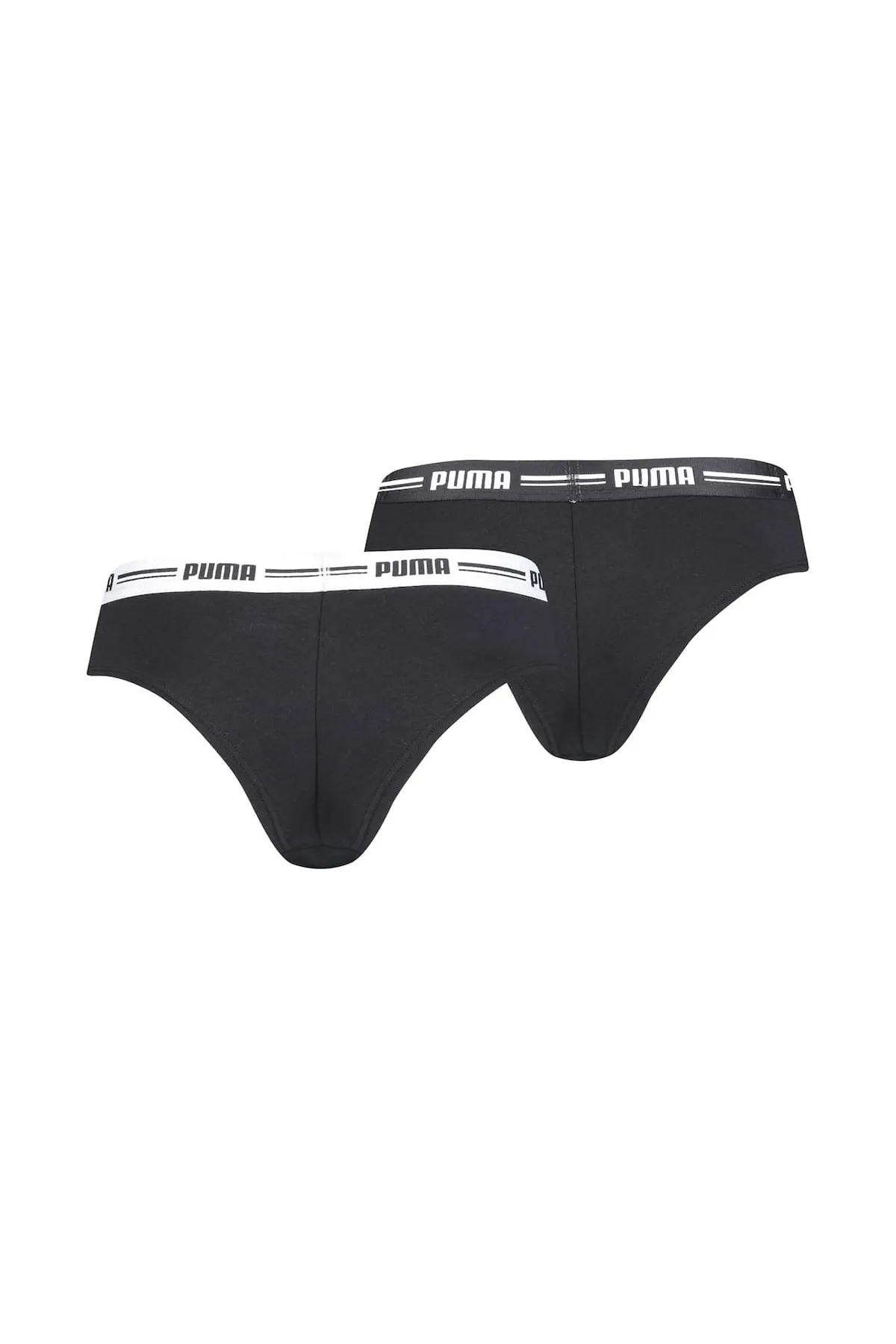 Puma  Damen Slip – Brasilianischer, weicher Baumwoll-Modal-Stretch, 2er-Pack