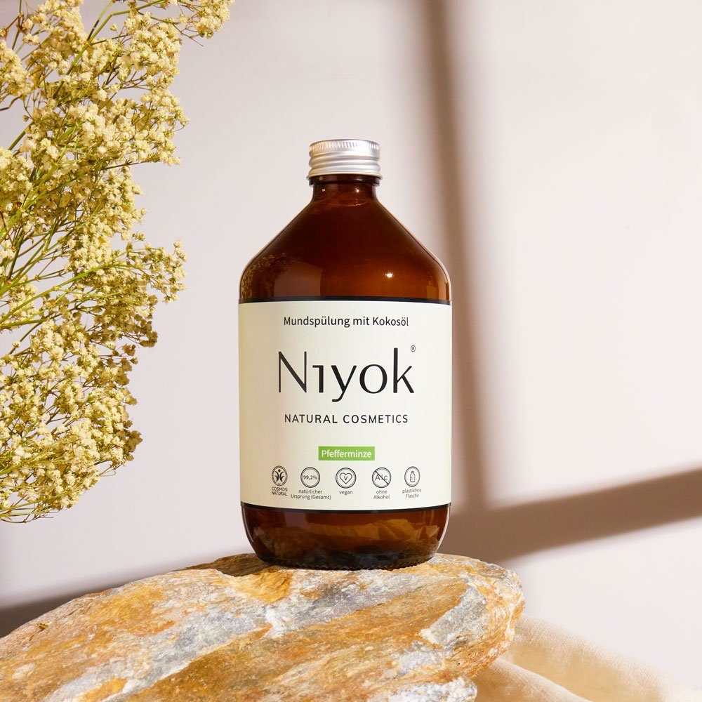 Niyok Mundspülung, Pfefferminze, 500 ml
