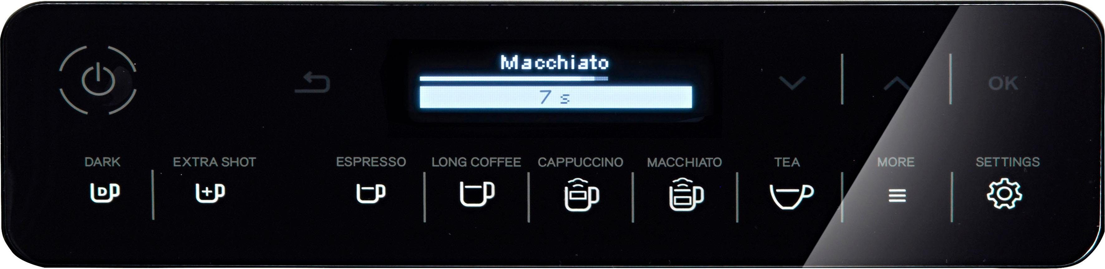Krups Kaffeevollautomat EA891D Evidence, 12 Kaffee- und 3 Tee-Variationen, OLED-Display und Touchscreen