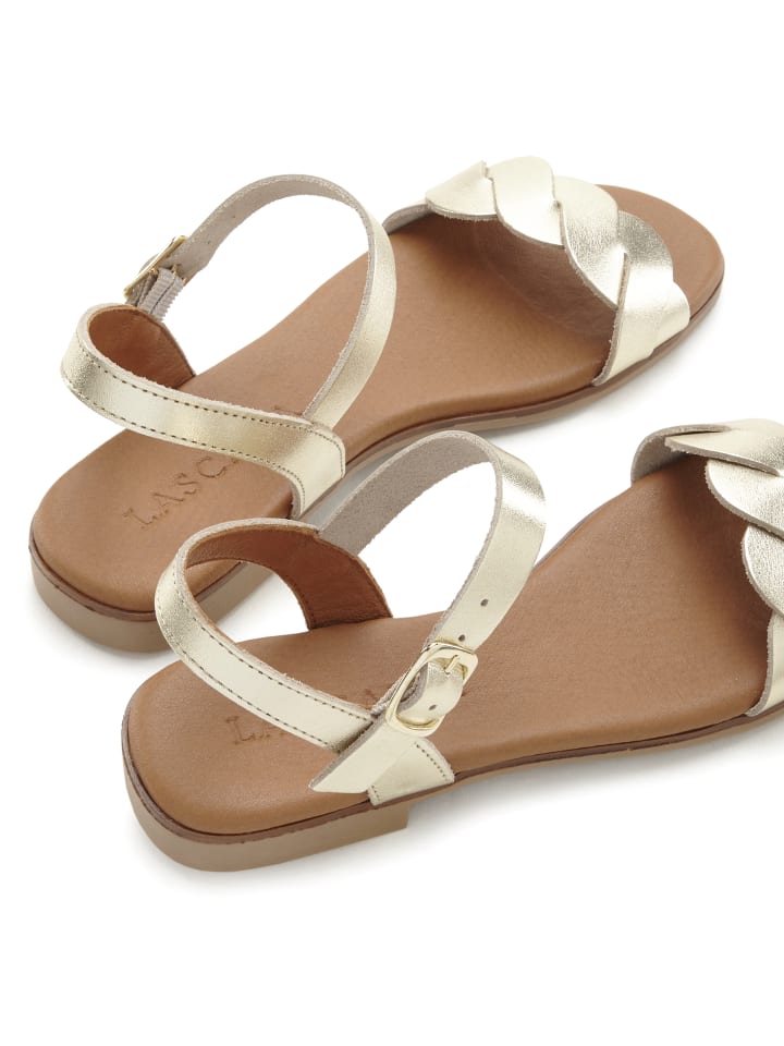 LASCANA Sandale in goldfarben günstig kaufen