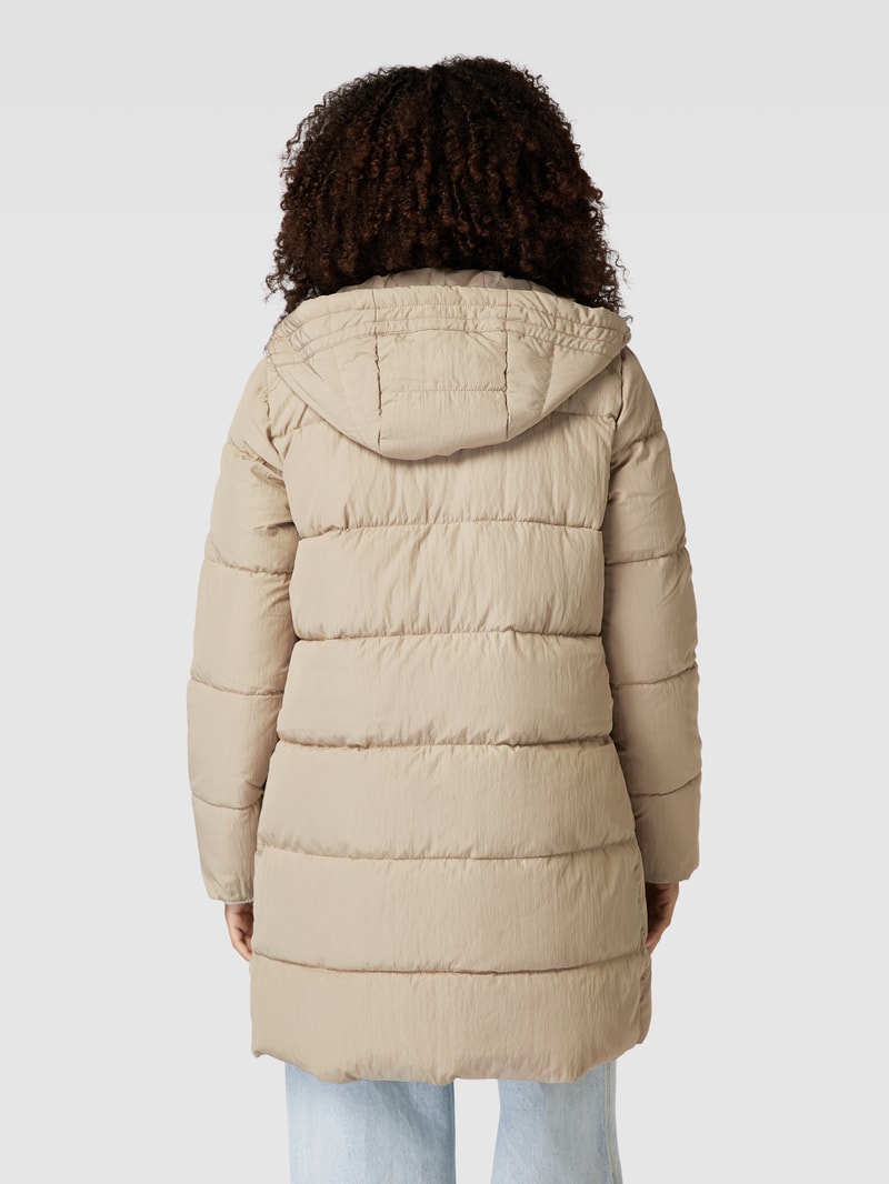 Steppjacke mit Kapuze Modell 'DOLLY' in taupe