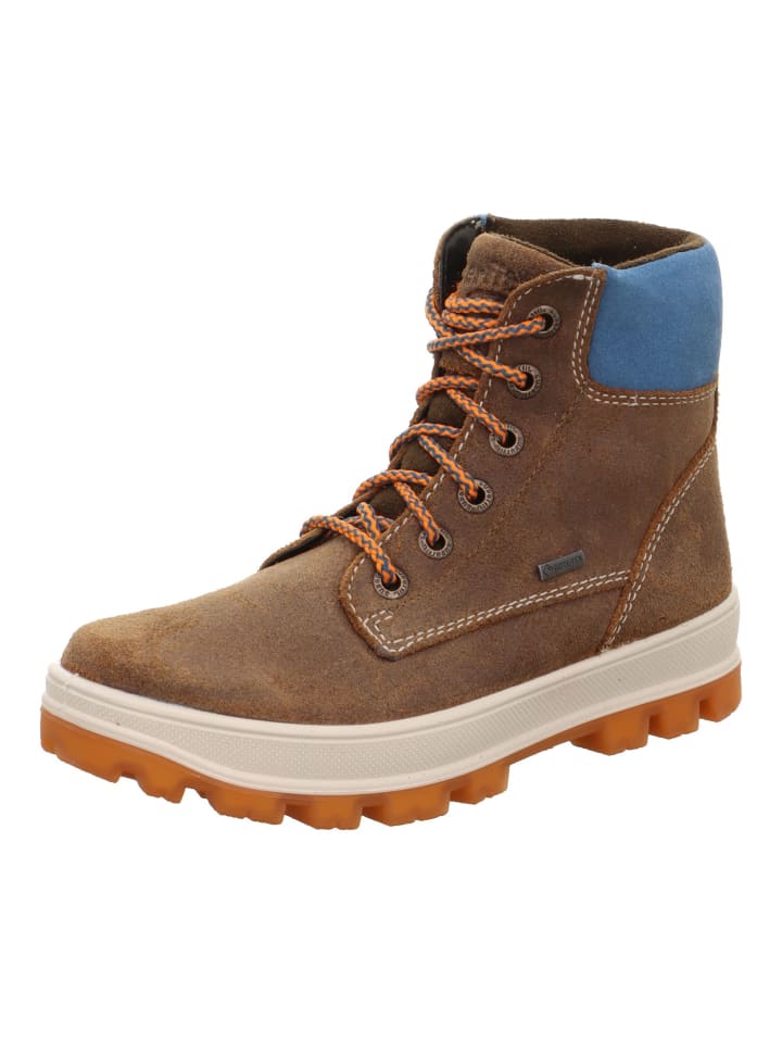 superfit Stiefelette in Braun/Blau günstig kaufen