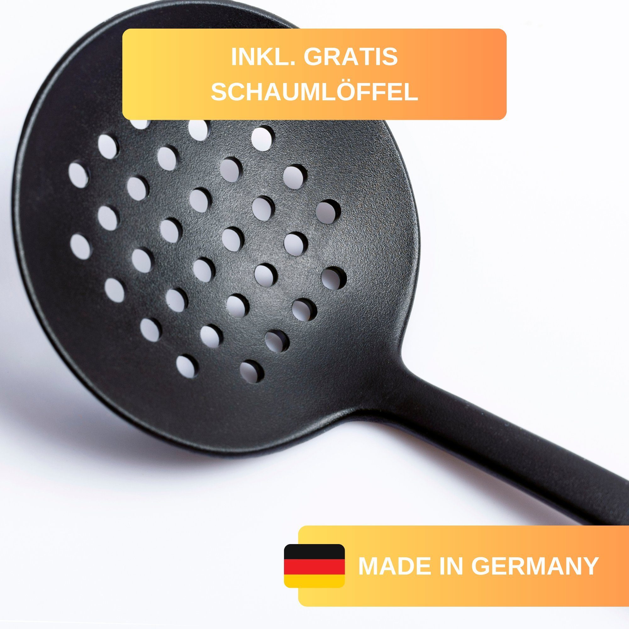 Thiru Spätzlepresse Kartoffelpresse mit Auflagerasten - Spätzle, Kartoffeln, Saft, Knöpfle, Made in Germany