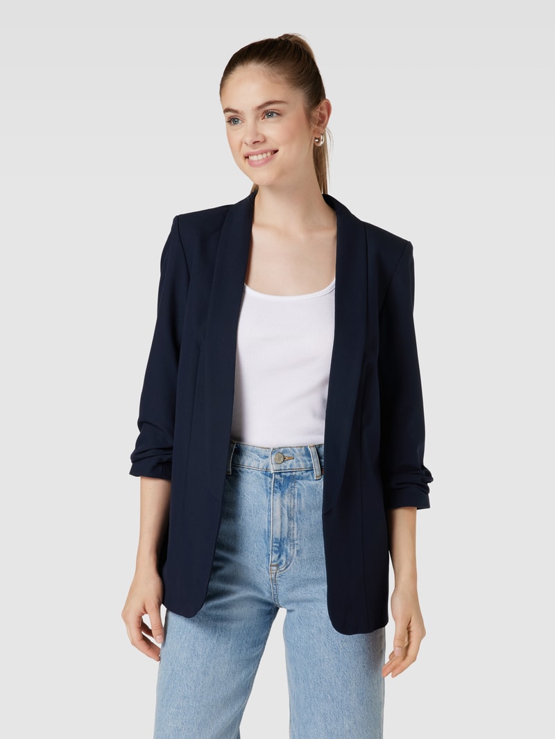 Blazer mit Viskose-Anteil Modell 'BOSELLA' in dunkelblau
