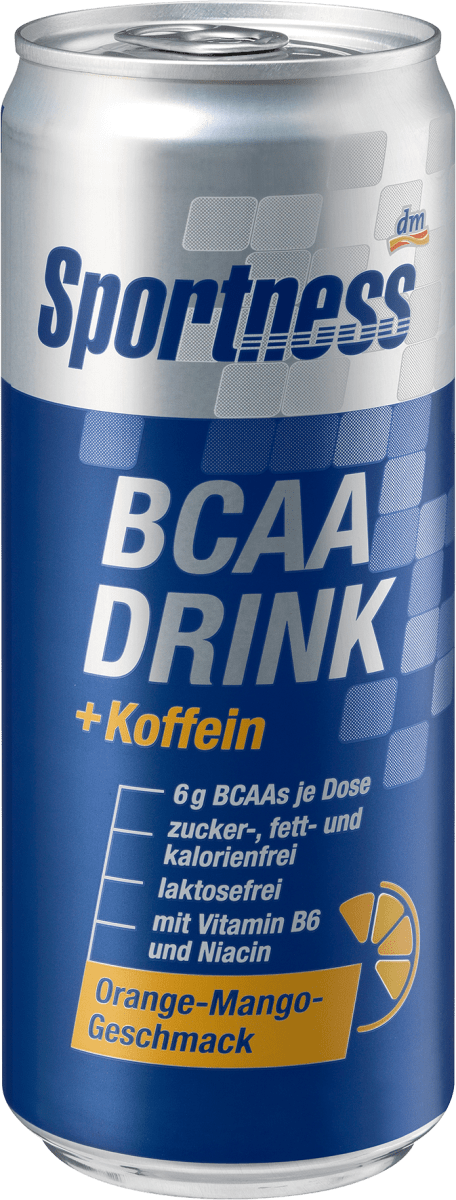 BCAA Drink + Koffein, Orange-Mango-Geschmack, 330 ml EINWEG