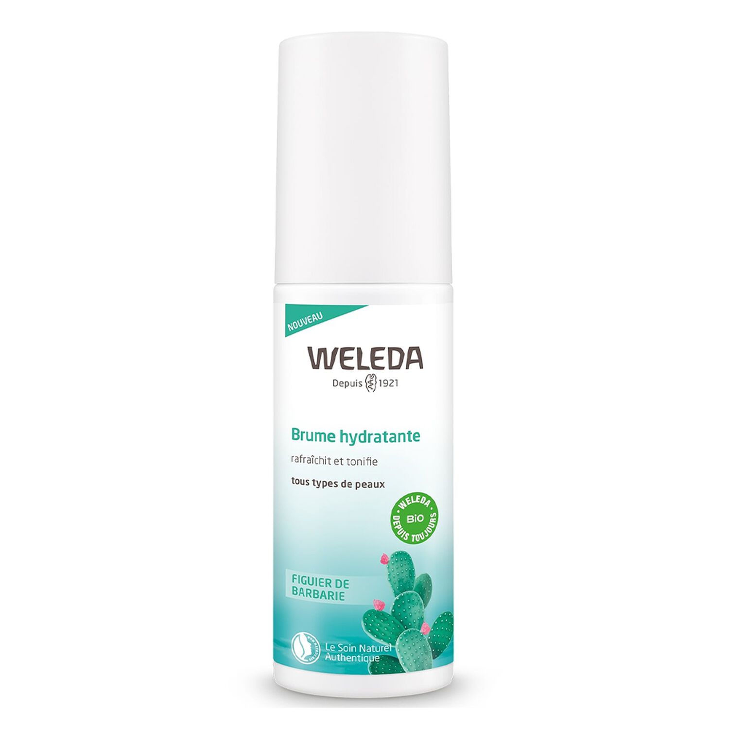 Weleda Figuier de Barbarie Brume Visage Hydratante - Tous Types de Peaux - Rafraîchit et Tonifie - 100 ml