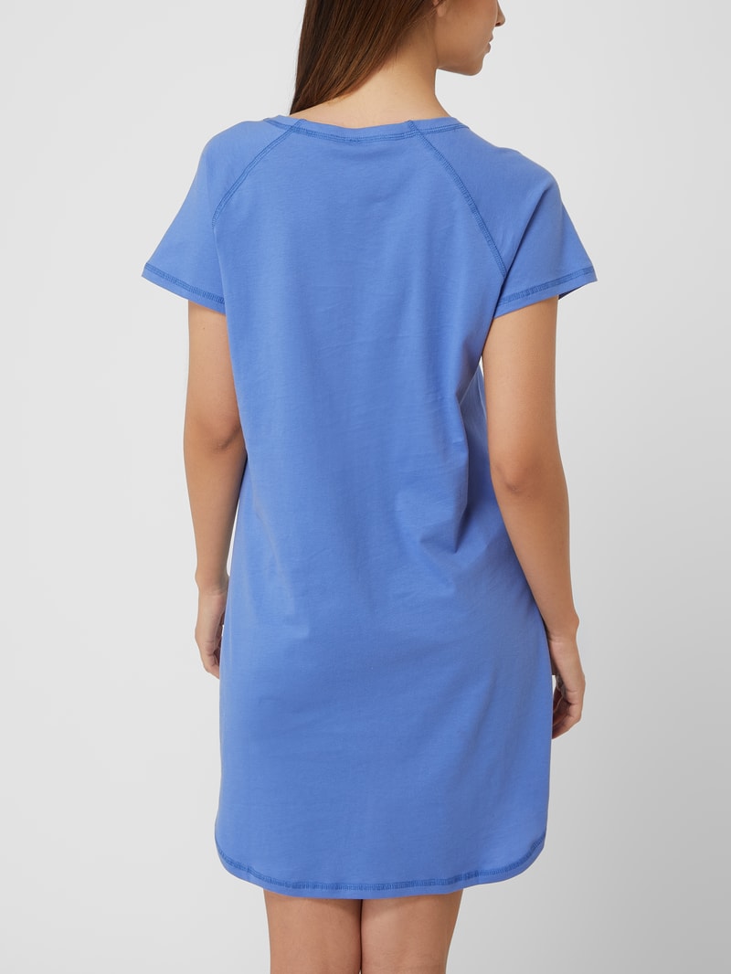 Nachthemd mit Wording in blau