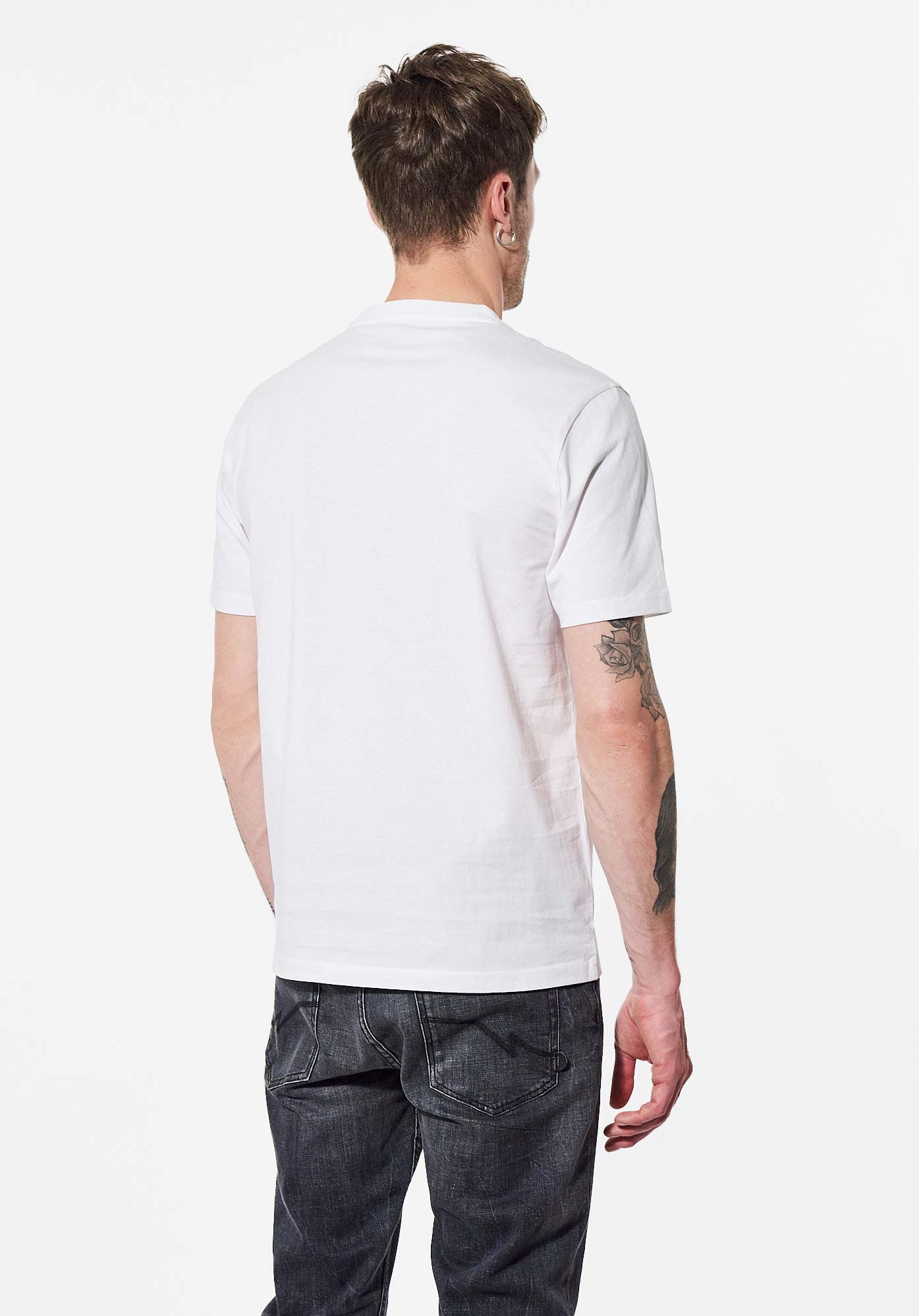 LERES  T-shirt blanc Homme en 100% coton bio