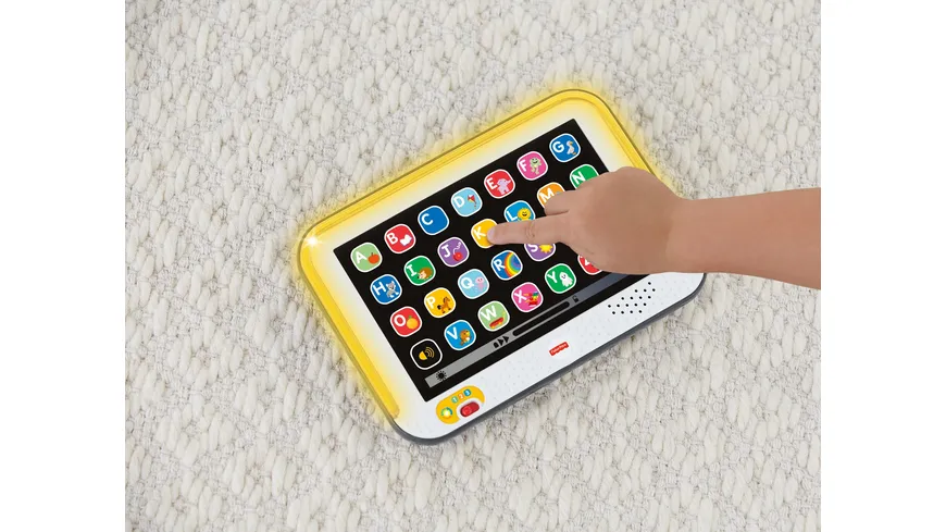 Fisher-Price Lernspaß Tablet, Baby-Spielzeug, Kindertablet, Lernspielzeug