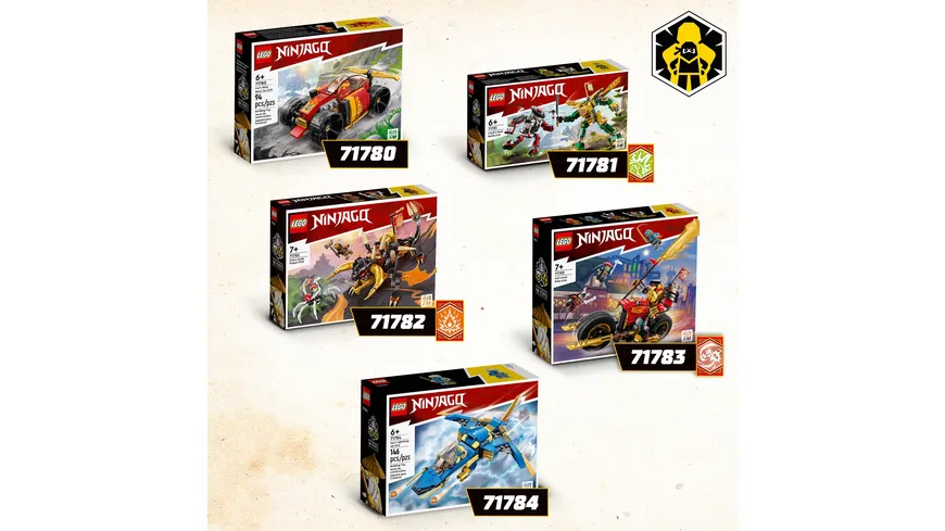 LEGO NINJAGO 71783 Kais Mech-Bike EVO