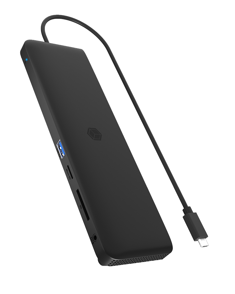 ICY BOX IB-DK2116-C, 11-in-1 Mobile DockingStation mit dreifacher Videoausgabe