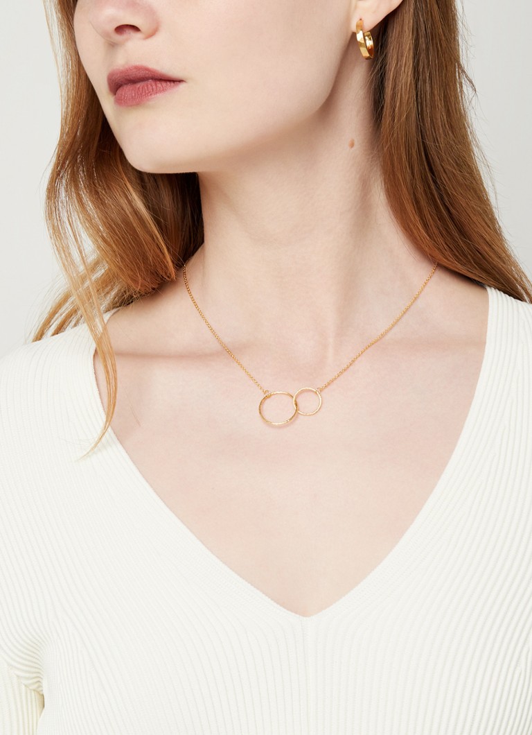Pernille Corydon Double Plain necklace gold plated