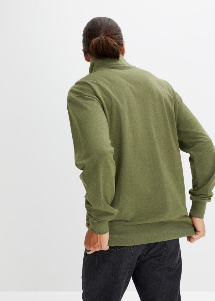 Sweatshirt mit recyceltem Polyester, Loose Fit