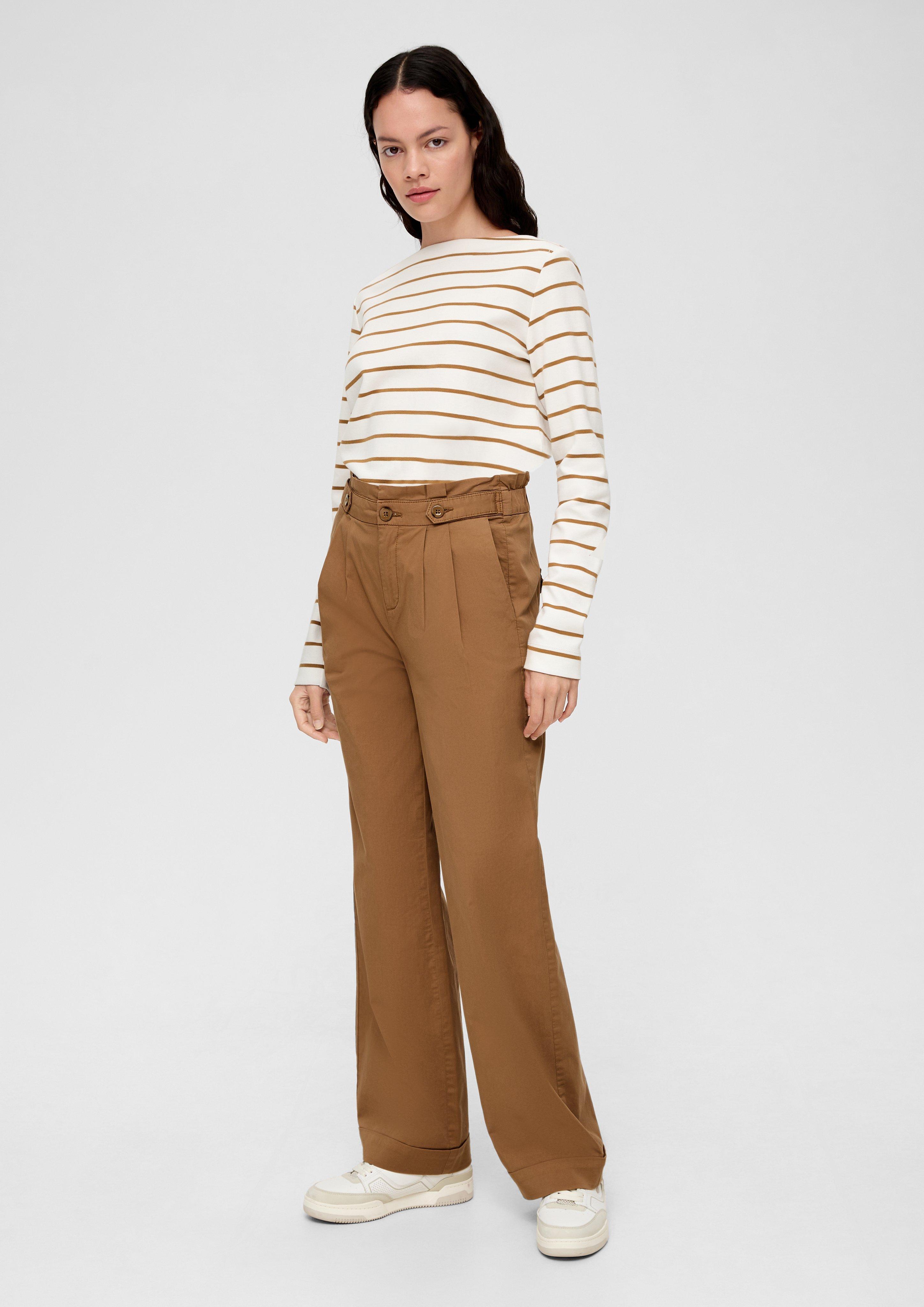 Regular: Twill-Hose mit Bundfalten  2135767-8469
