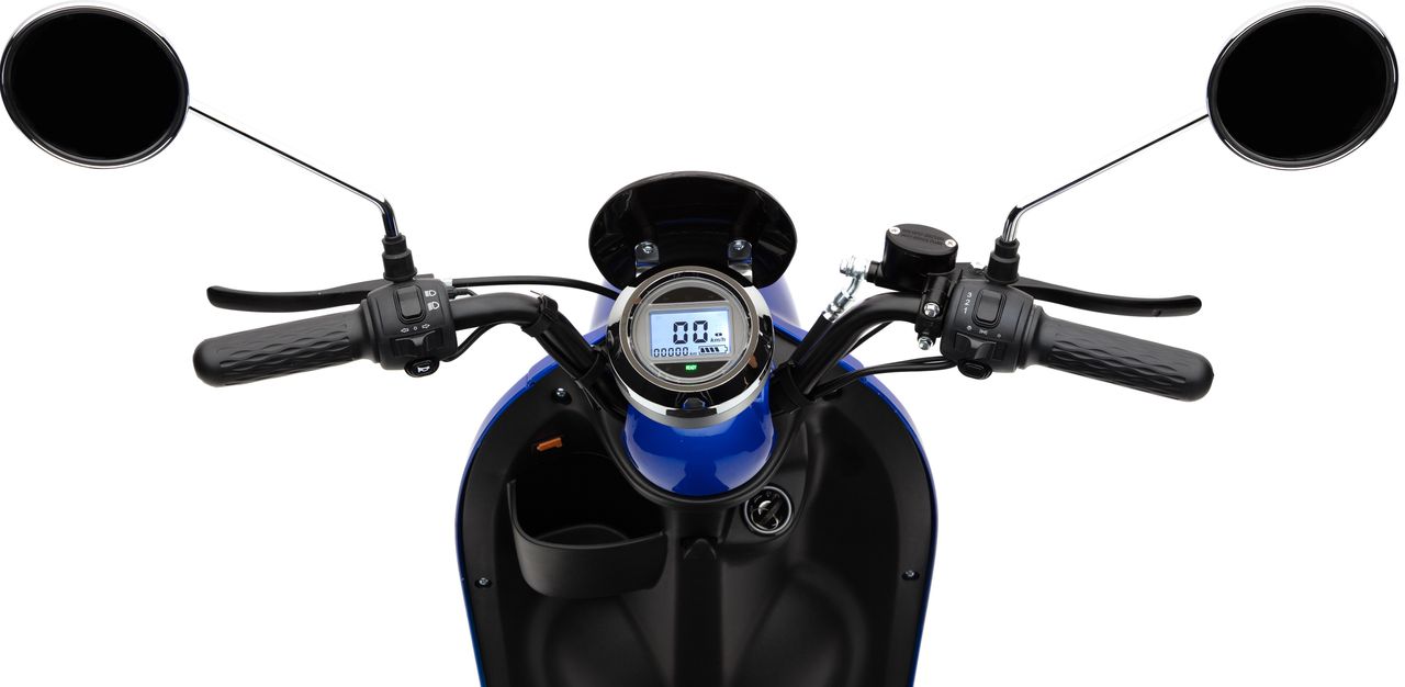 Econelo Elektrozweiradroller 45 km/h  ECONELO EMO BLAU