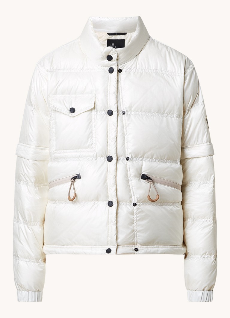 Doudoune Moncler avec garnissage en duvet et capuche