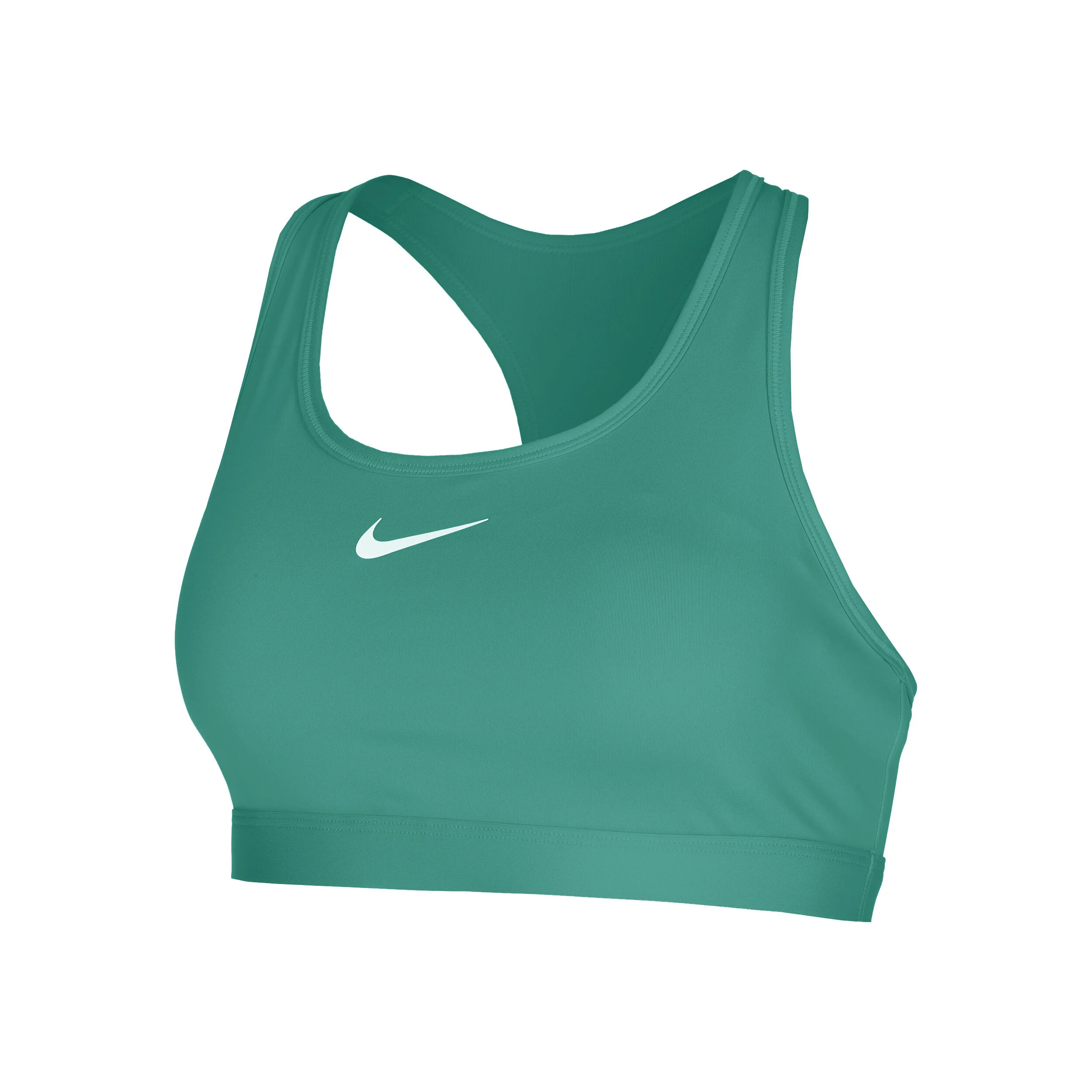 Swoosh Medium Support Sport-BH Damen - Dunkelgrün