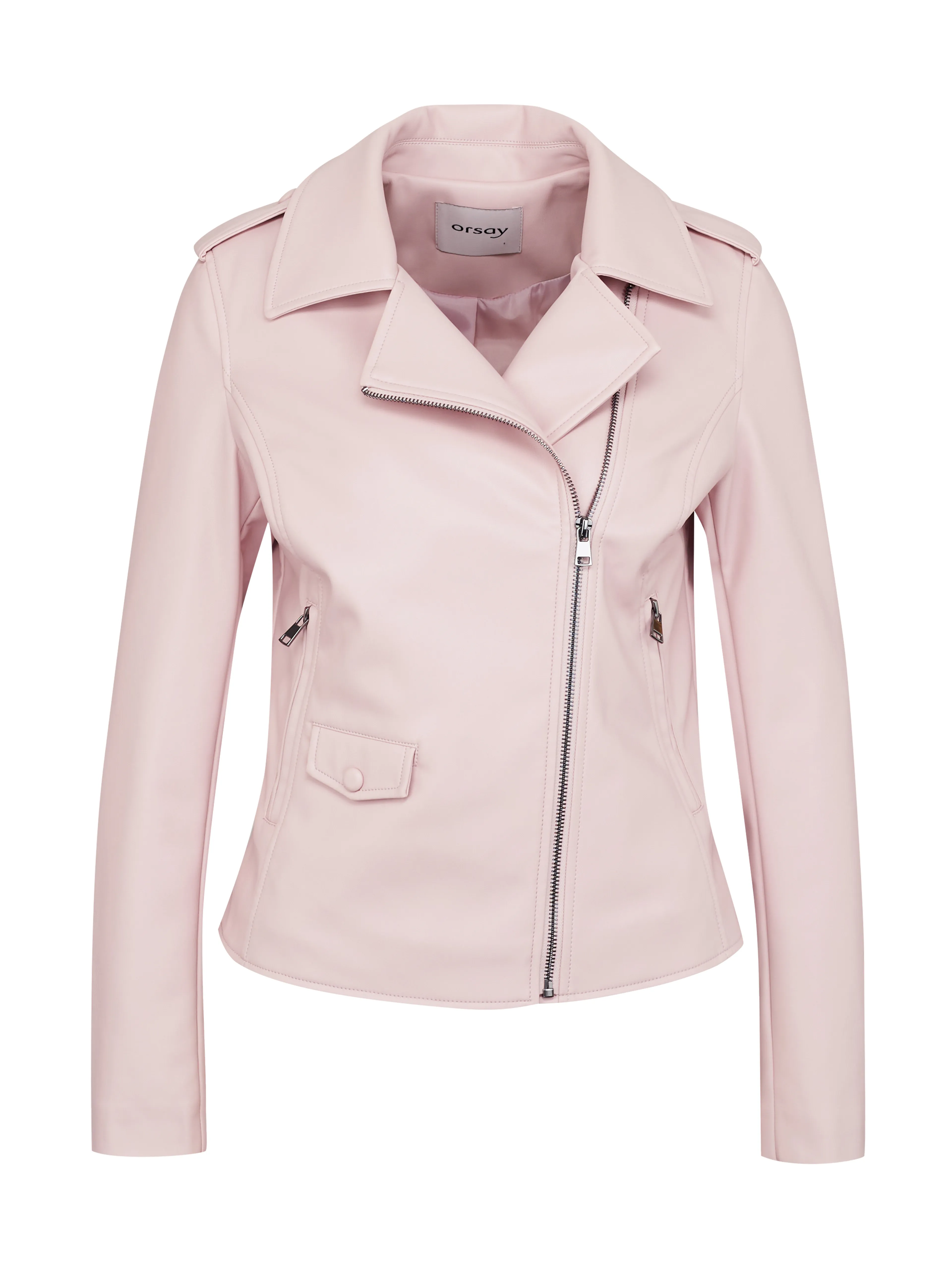 Hellrosa Damen Lederjacke ORSAY