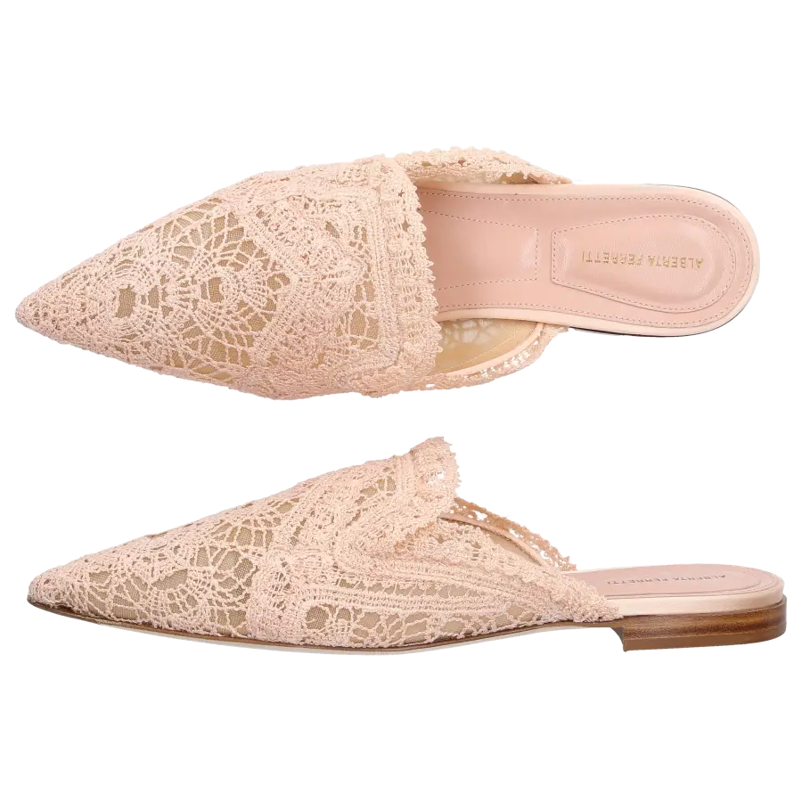 Alberta Ferretti - Slipper 11271 Baumwolle - pink