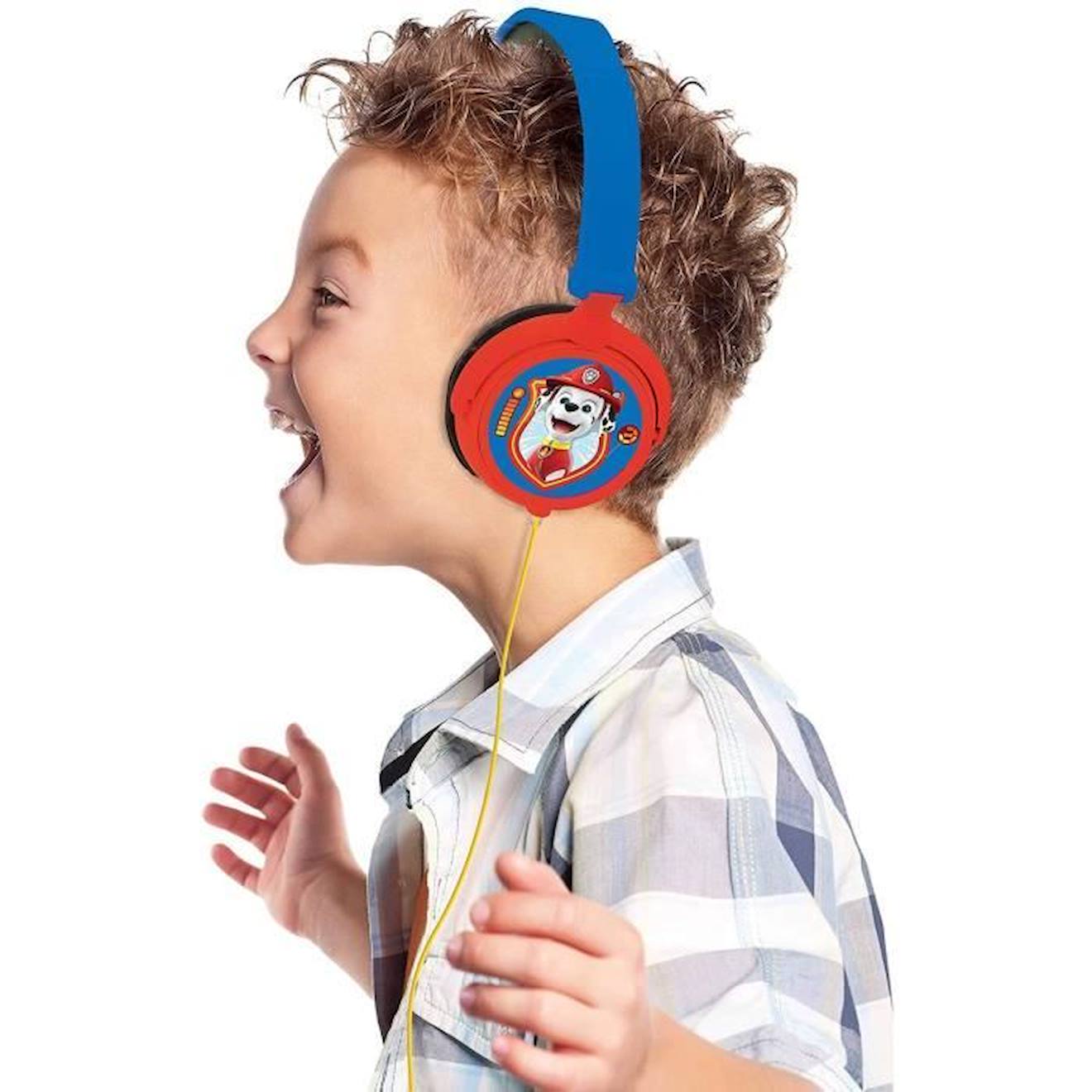 PAT' PATROUILLE Casque Casque stéréo filaire pliable pour enfants avec limitation de volume d'écoute