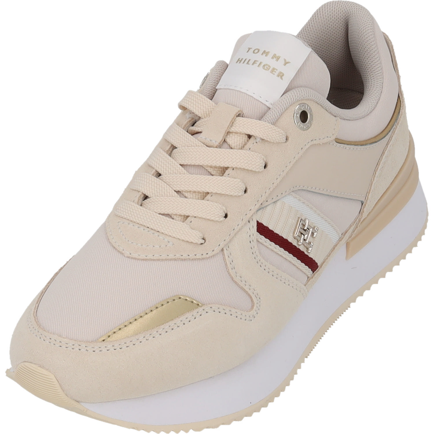 Tommy Hilfiger FW0FW07383, Schnürschuhe, Damen, Beige