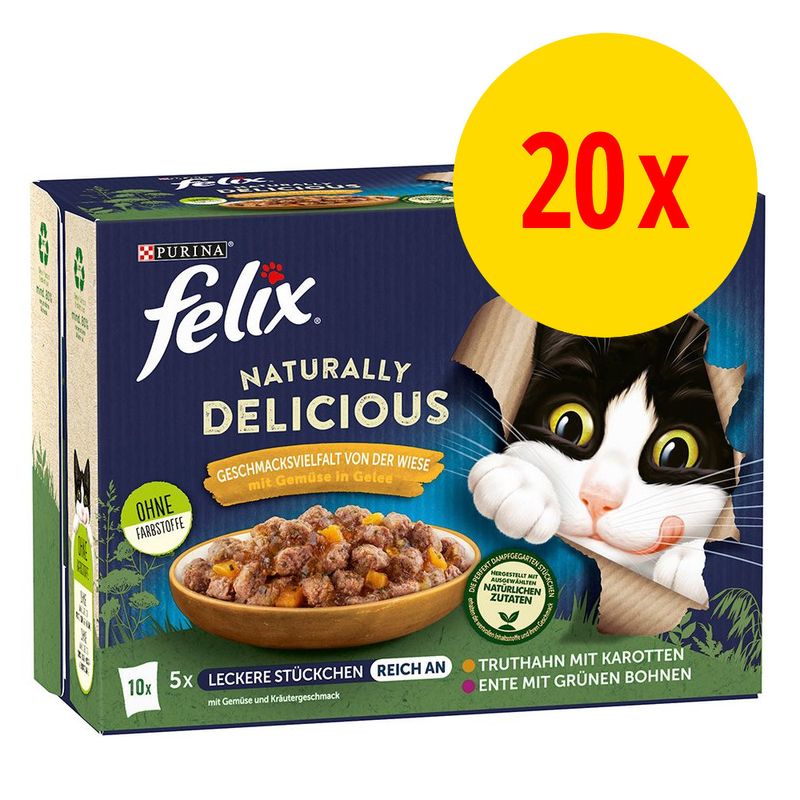Sparpaket Felix Naturally Delicious 20 x 80 g