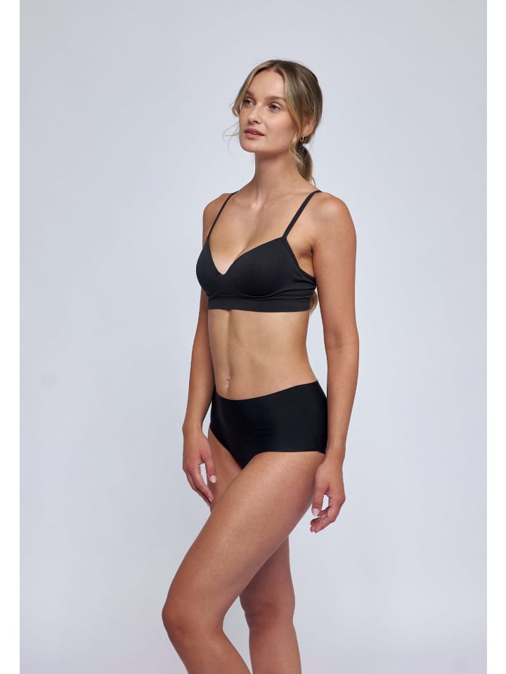 SNOCKS High Waist Hipster aus Mikrofaser 3 Stück in Schwarz günstig kaufen