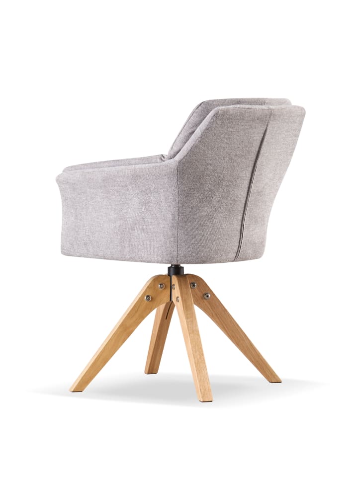 B&D Home Drehstuhl DAISY in Grau - (B)62 x (H)86 x (T)63 cm günstig kaufen onesize