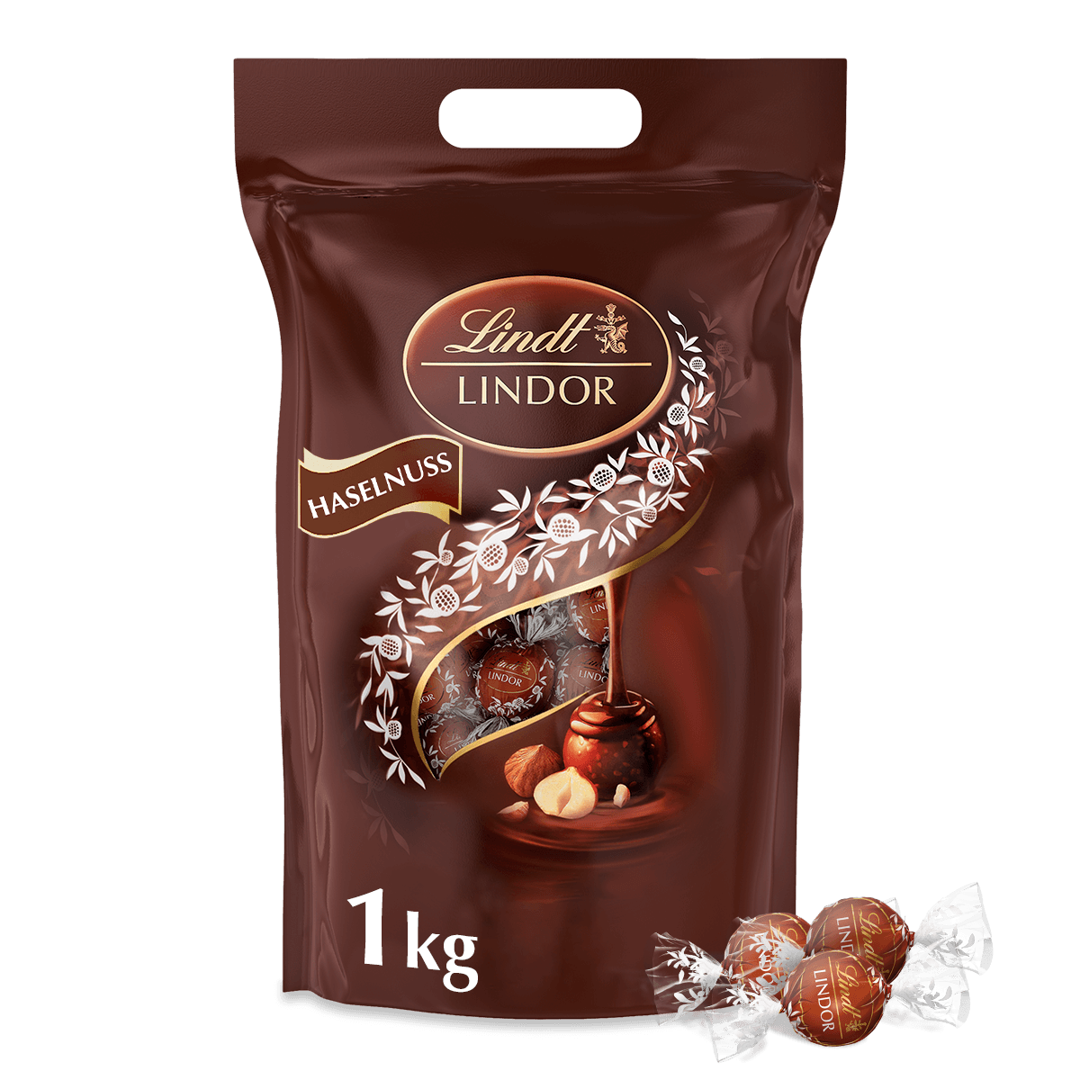 LINDOR Kugel Beutel Haselnuss, 1000g