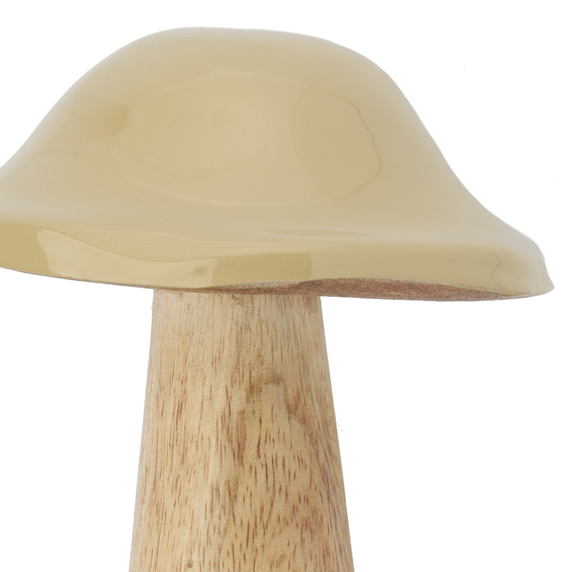 Kleiner Deko-Pilz mit glänzendem Kopf